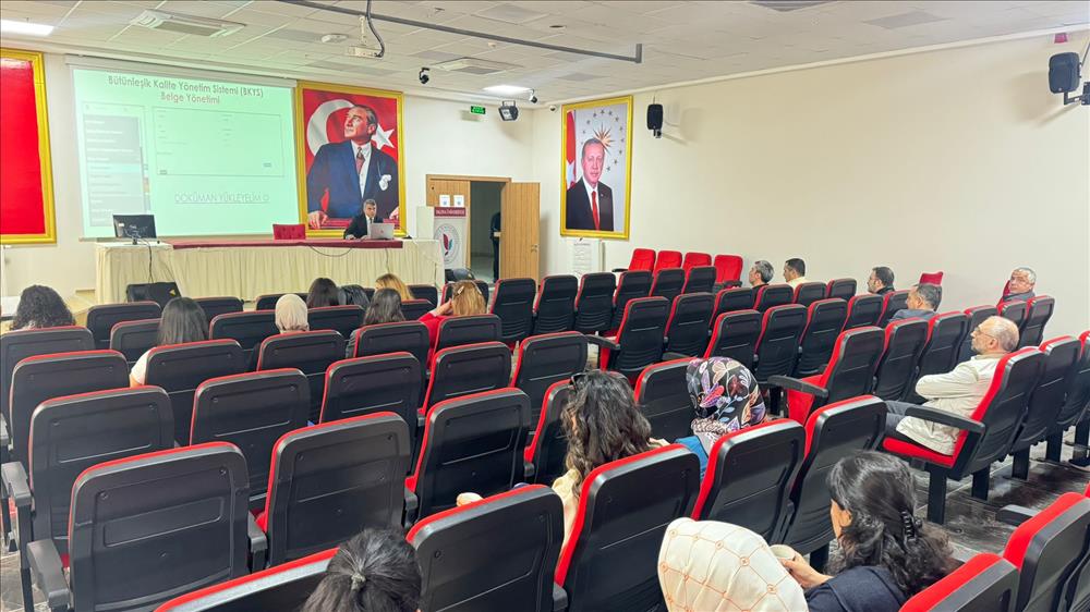 Belge Yönetimi ve Arşiv Uygulamarı Eğitimi verildi